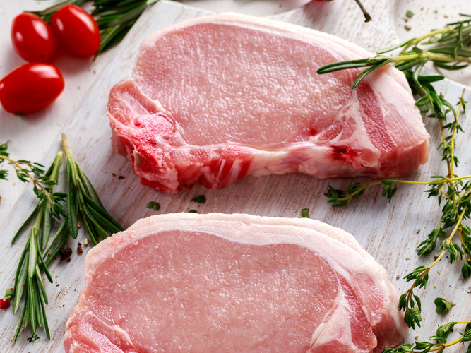 Pork Chops, Cabbage and Apples