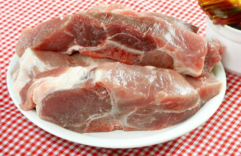 Braised Country Style Pork Ribs with Creamy Polenta