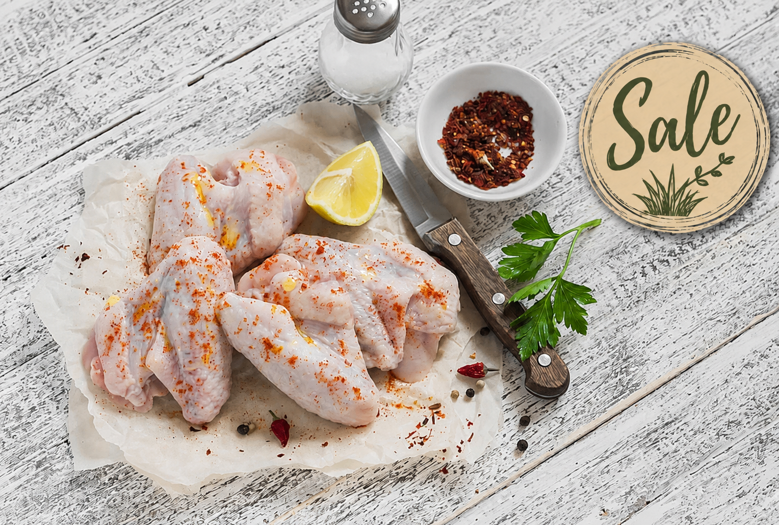 Chicken Wings - Sale - Buy One, Get One